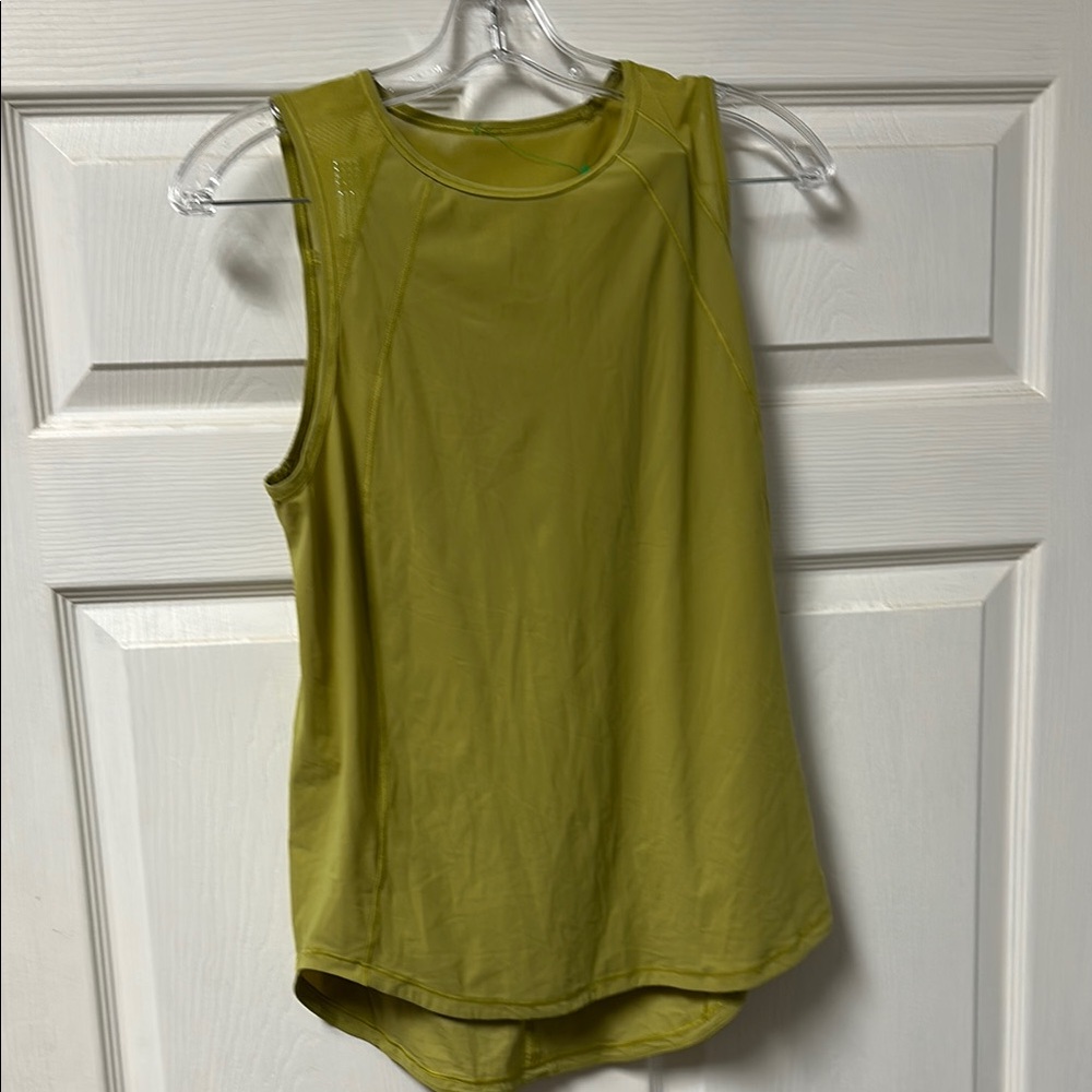 Lululemon Athletica Green Sleeveless Tank Top